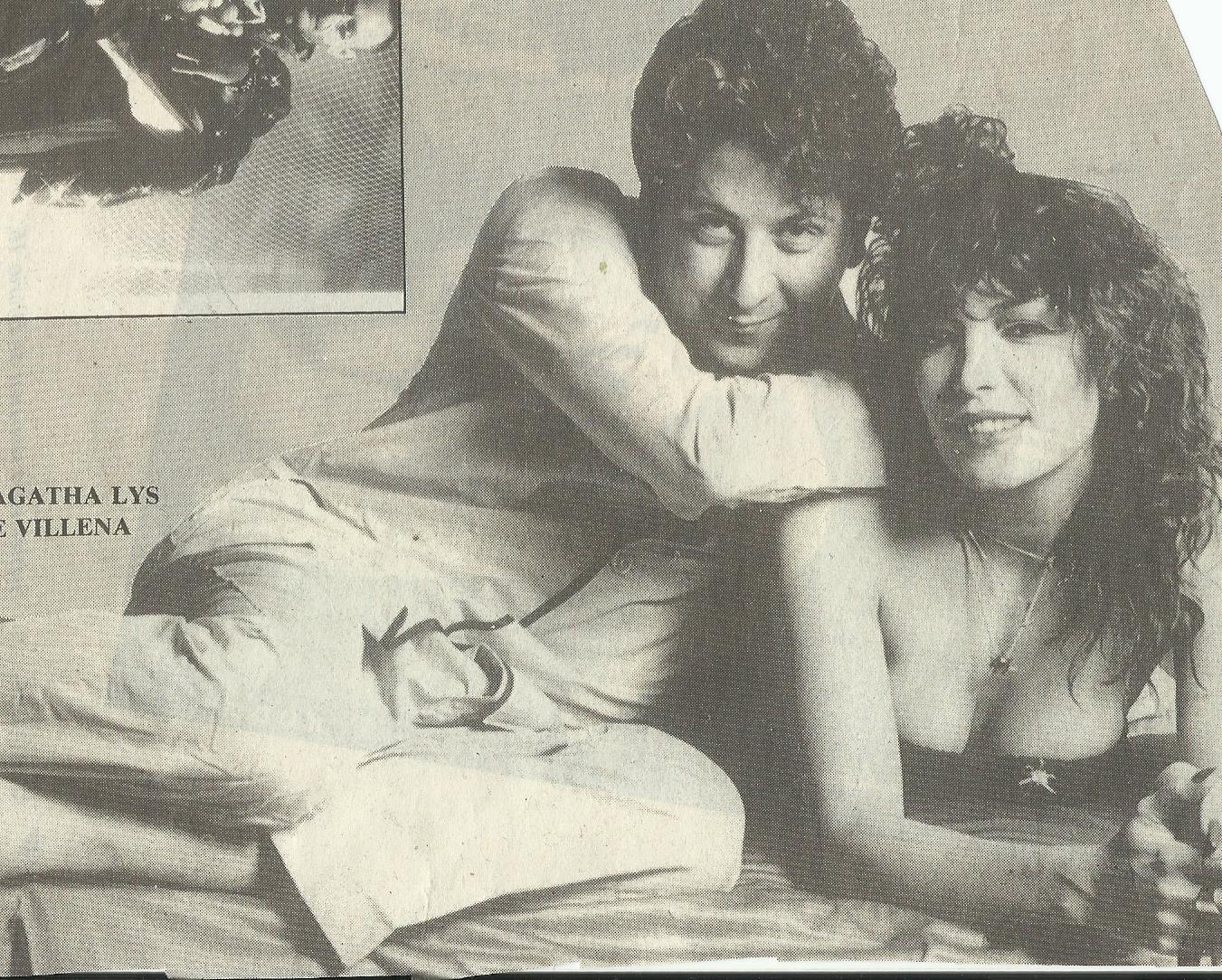 LAdeV con Agatha Lys (1985) Foto: PPM