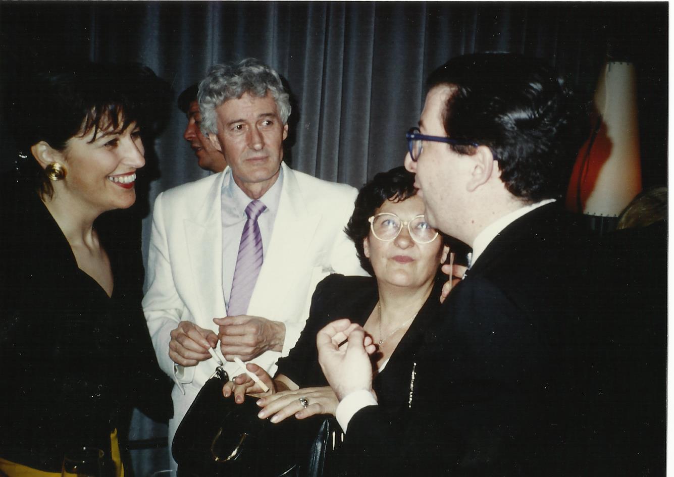 LAdeV en 1995. Con Carmen Romero, Félix Grande y Paca Aguirre.