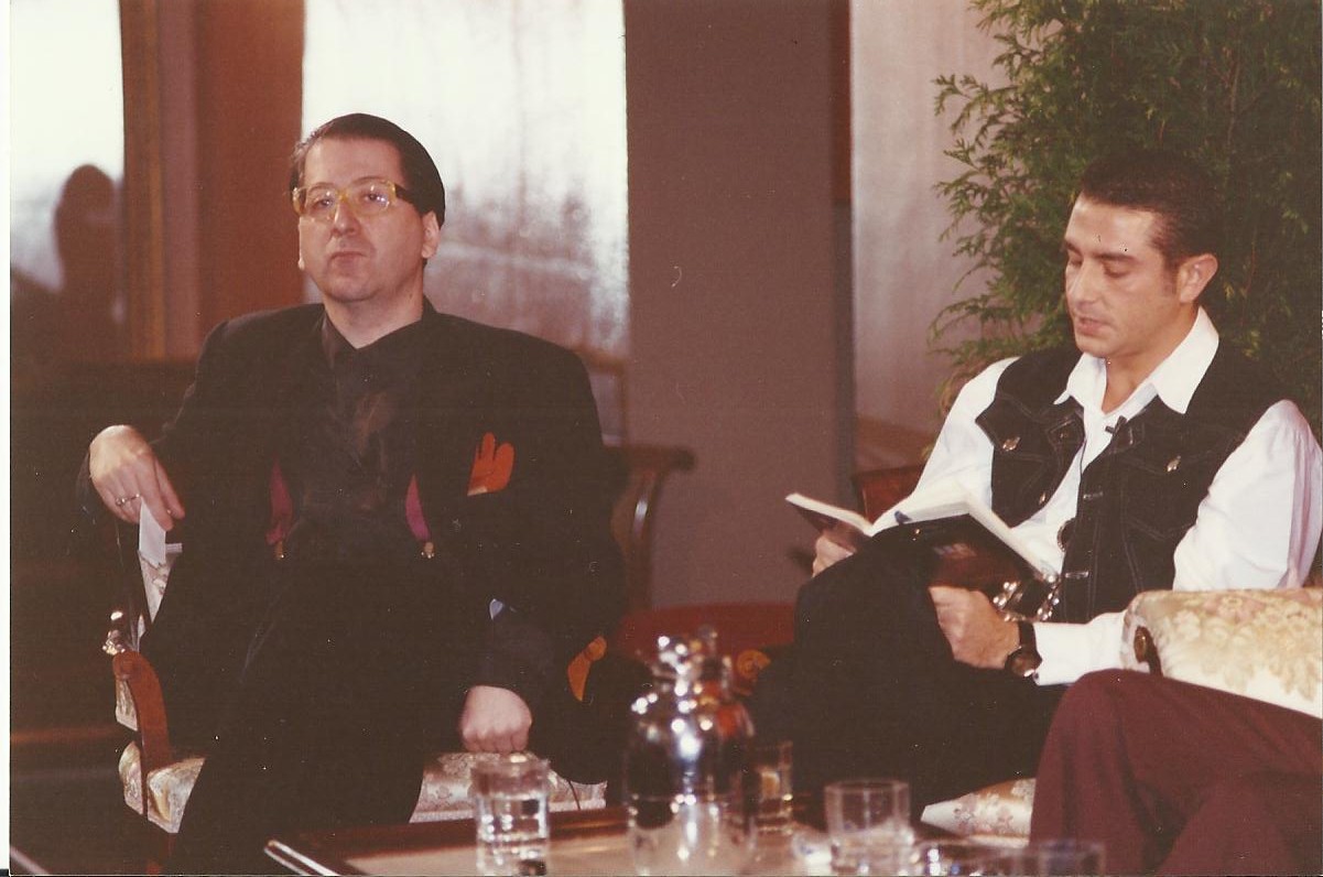 LAdeV con Vicente Gallego. Oviedo, 1992.