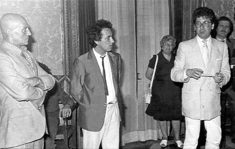 LAdeV con Hierro y Ripoll. Hacia 1983.