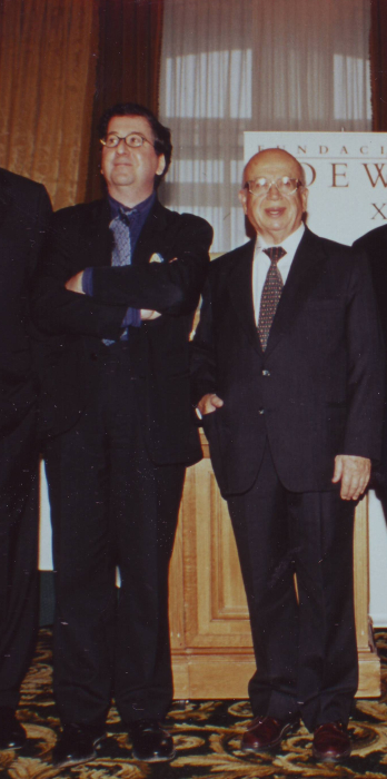 LAdeV y Gonzalo Rojas en 1997