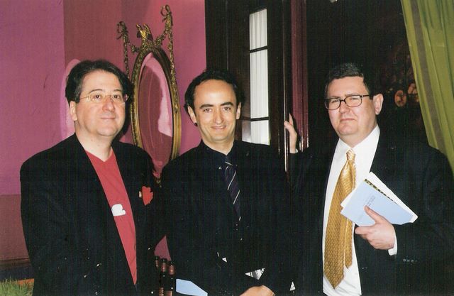 Con Llop y Bonet, Madrid, febrero de 2001