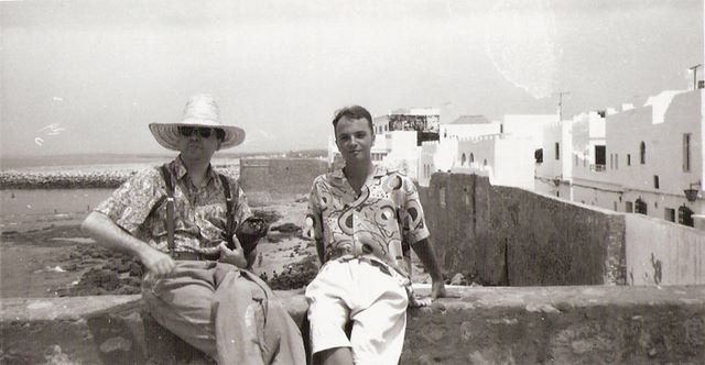 Con Luis Muñoz, Asilah, julio 1993