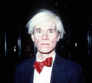 370636 01: Andy Warhol at Studio 54 in New York City, October 1981.